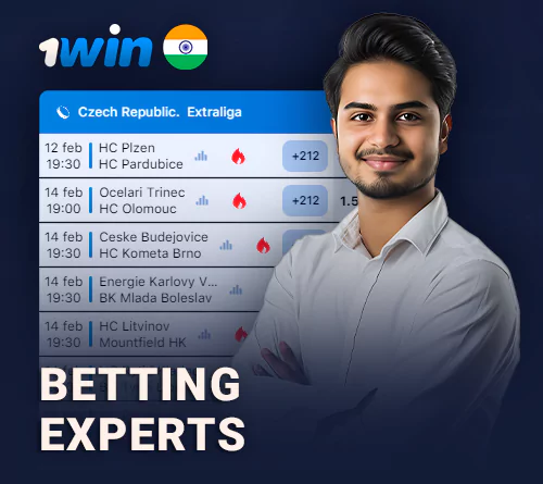 Bookmaker 1Win for betting experts from India