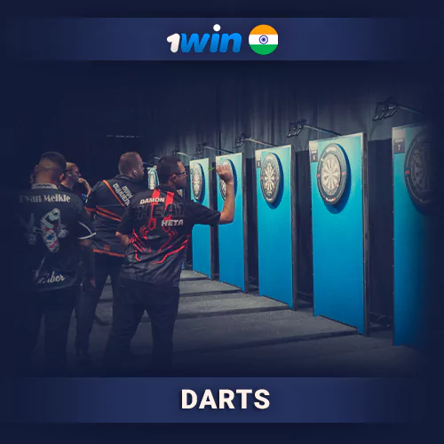 Betting on darts tournaments at 1Win bookmaker