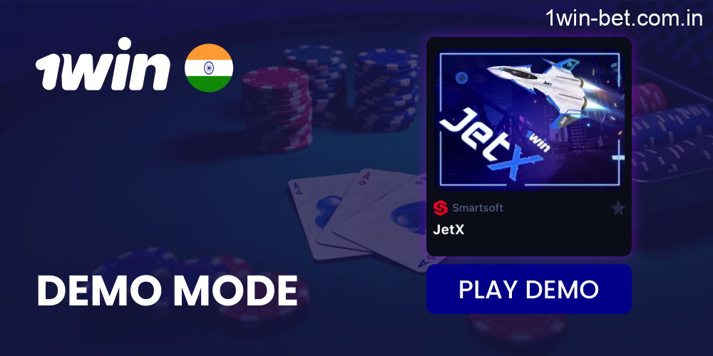 JetX Demo Mode Game on 1win India