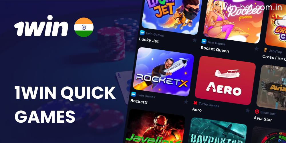 Brand Quick Games in 1win India