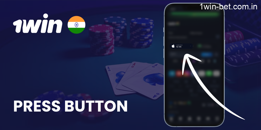 Press “Accept” to download the installation file in 1win website