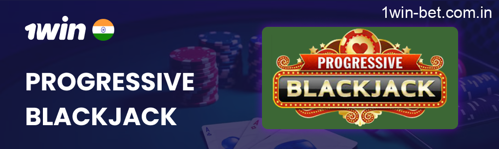 Progressive Blackjack in 1win India