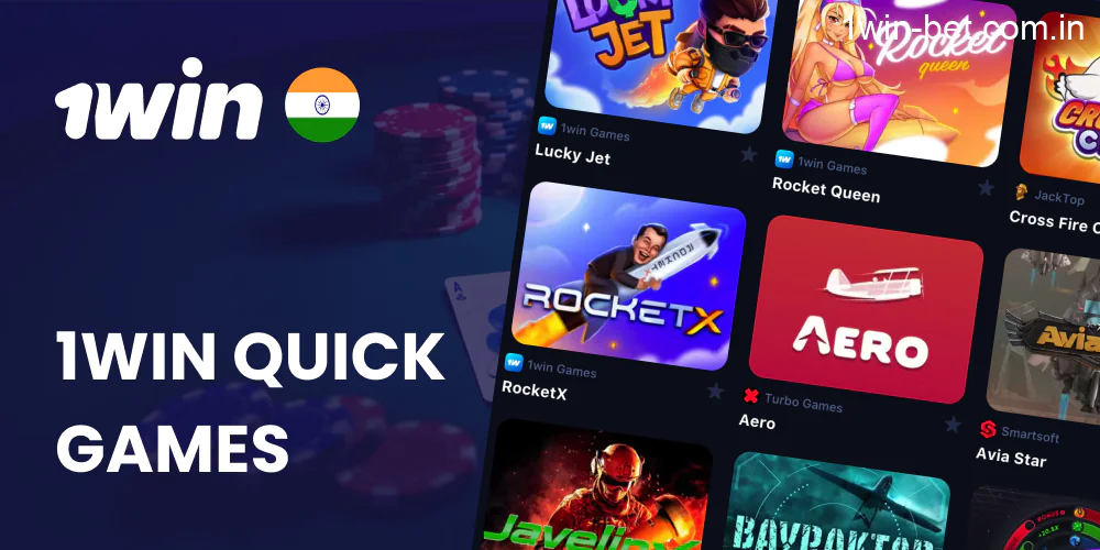 Brand Quick Games in 1win India